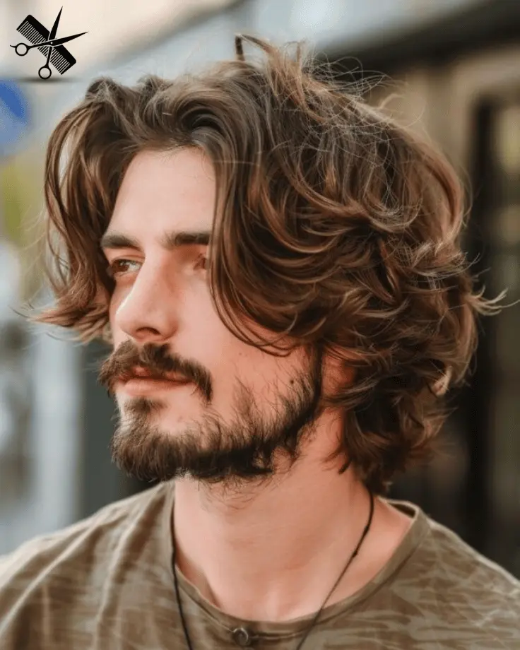 Curly Wolf Cut