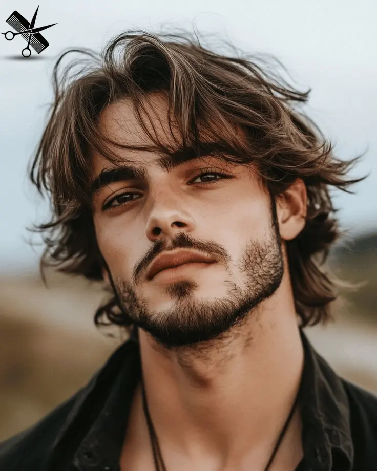 Curly Wolf Cut