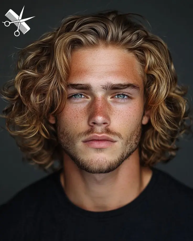 Curly Wolf Cut