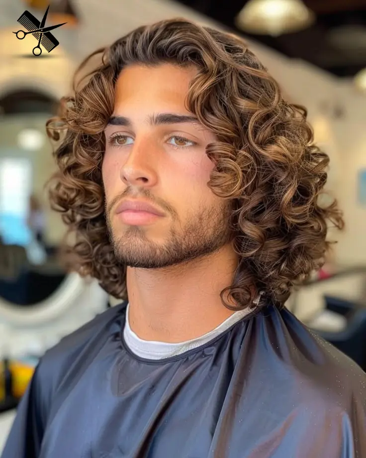 Curly Wolf Cut